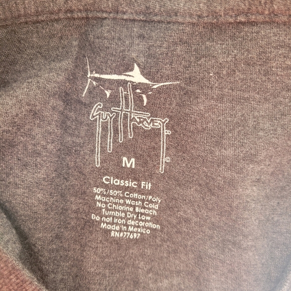 Guy Harvey Men's Classic Fit Long Sleeve T-shirt Size Medium NWOT - Picture 4 of 4